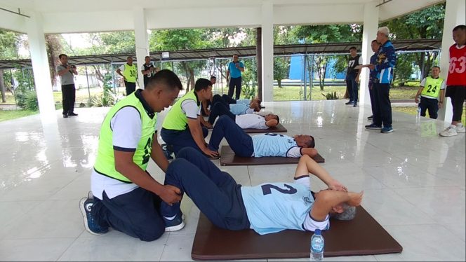 
					Lanal Bandung Laksanakan Tes Kesamaptaan Jasmani Periodik I TA. 2024 