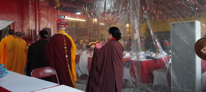 
					Panit Sabhara Kawal Perayaan Hari Keagungan Ksitigarbha di Vihara Triratna