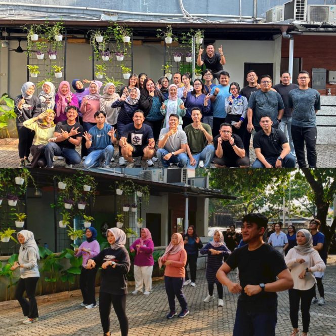 
					Senam Bersama, Wujud Semangat Sehat Karyawan BO Kebon Jeruk