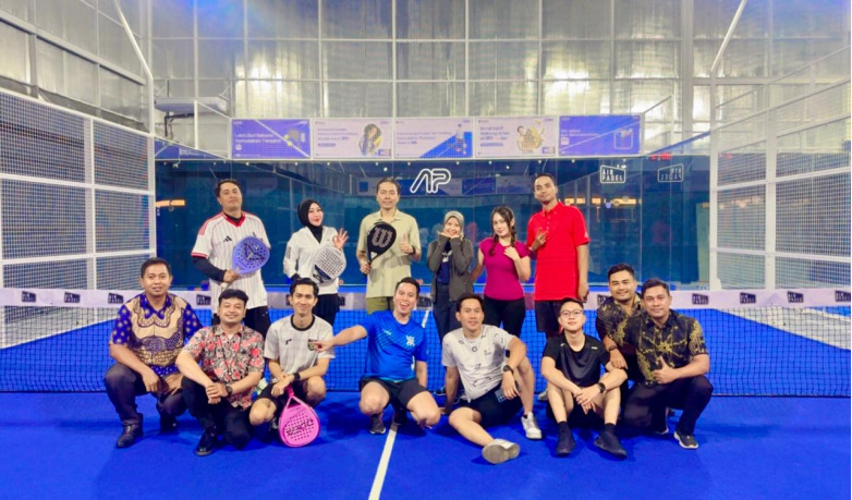 Perkuat Soliditas dan Gaya Hidup Sehat, BRI KC Jakarta Jelambar Gelar Kegiatan Padel