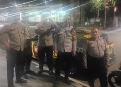 Patroli Dini Hari di TL Rawasari, Polsek Cempaka Putih Cegah Balap Liar dan Kejahatan Jalanan
