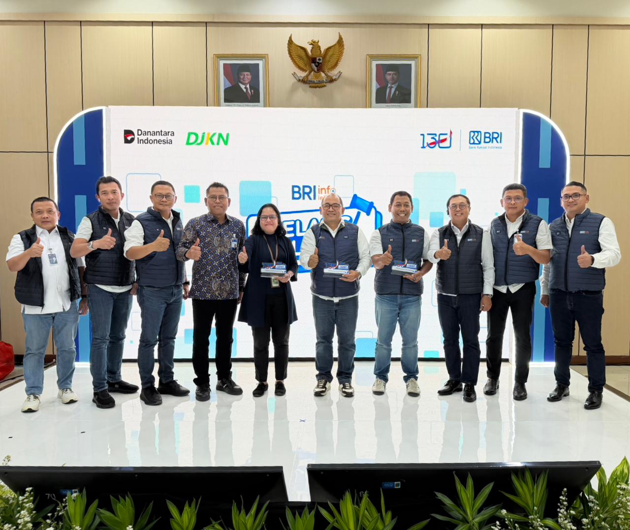 Bank BRI Bersama DJKN Wilayah Jakarta Gelar Kegiatan Lelang Brilian 130