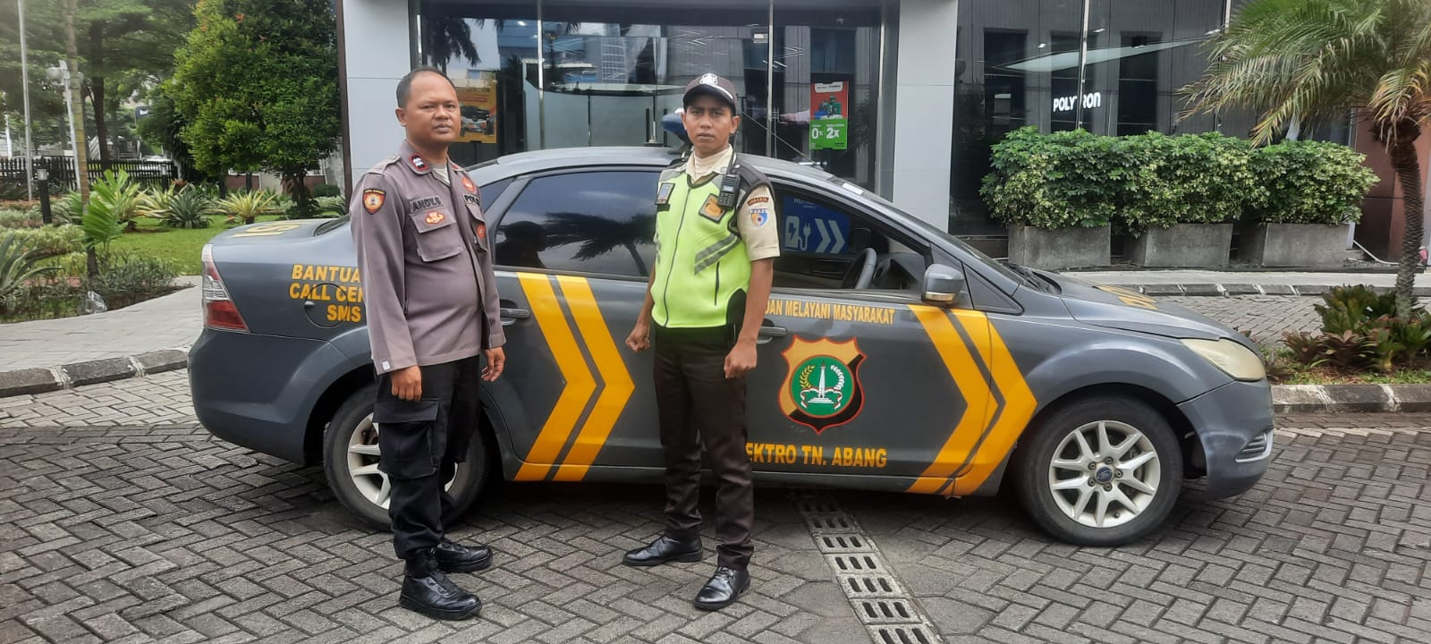 Cegah Gangguan Kamtibmas, Unit Patroli 1052 Sambangi Galeri Polytron Sudirman