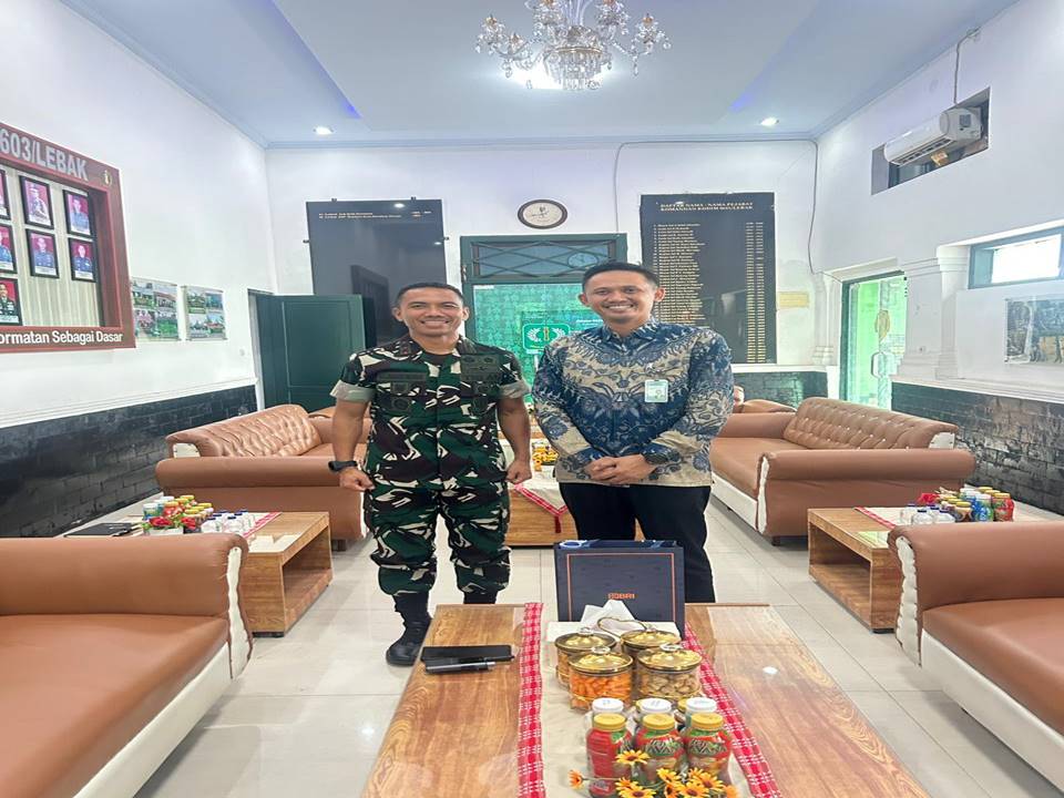 BRI BO Rangkasbitung Lakukan Kunjungan ke Kodim Rangkasbitung, Perkuat Sinergi dalam Mendukung Pembangunan Daerah